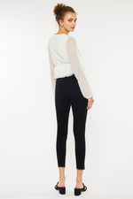 Black Kan Can Frayed Hem Jeans