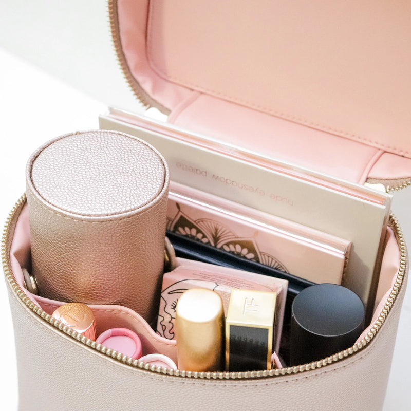 Hollis Mini Lux Makeup Case - Blush