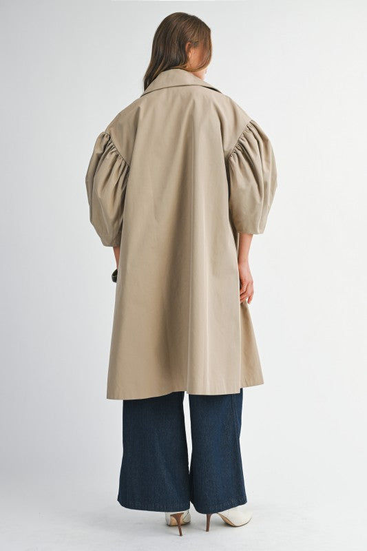 Nothing But Chic Scalloped Trench Coat