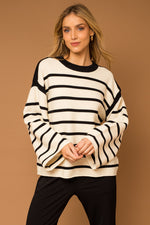 Sonoma Valley Sweater In Cream/Black