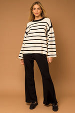 Sonoma Valley Sweater In Cream/Black