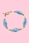 Melanie Porcelain & Pearl Bracelet