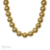 Large Gold Bead Necklace