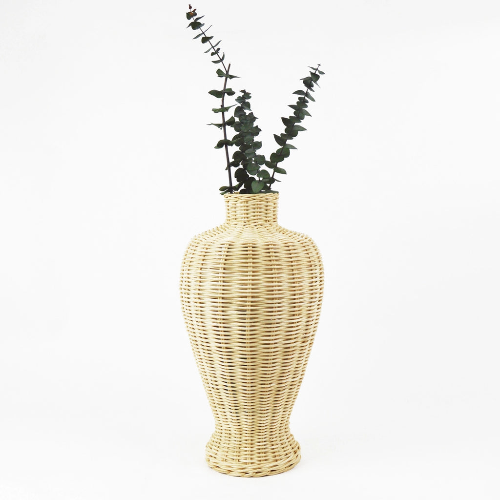 Natural Rattan Vase