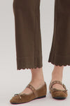 The Cocoa Scallop Hem Pants