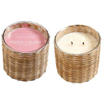 Peony Blush Woven Candle