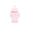 Pink Textured Ginger Jar - Small