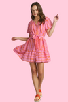 Coquette Bow Tie Dress in Pink