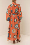 The Marigold Medallion Belted Maxi Dress