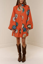 The Marigold Medallion Mini Dress