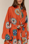 The Marigold Medallion Mini Dress
