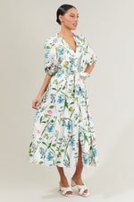 Evergreen Garden Midi Dress