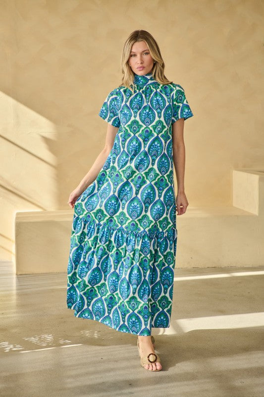 chinese dress ladies Long Floral Beaded Formal Dress MGNY 72807
