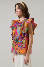 In The Spotlight Printed Top