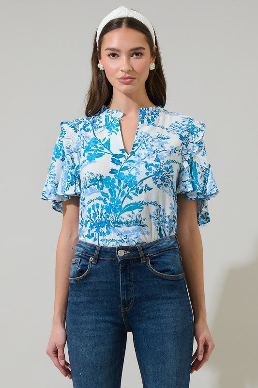 Feel Your Best Floral Top