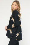 Leaping Leopards Sweater in Black