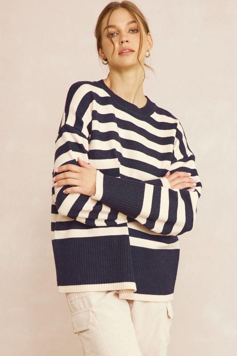 Always On My Mind Sweater in Navy