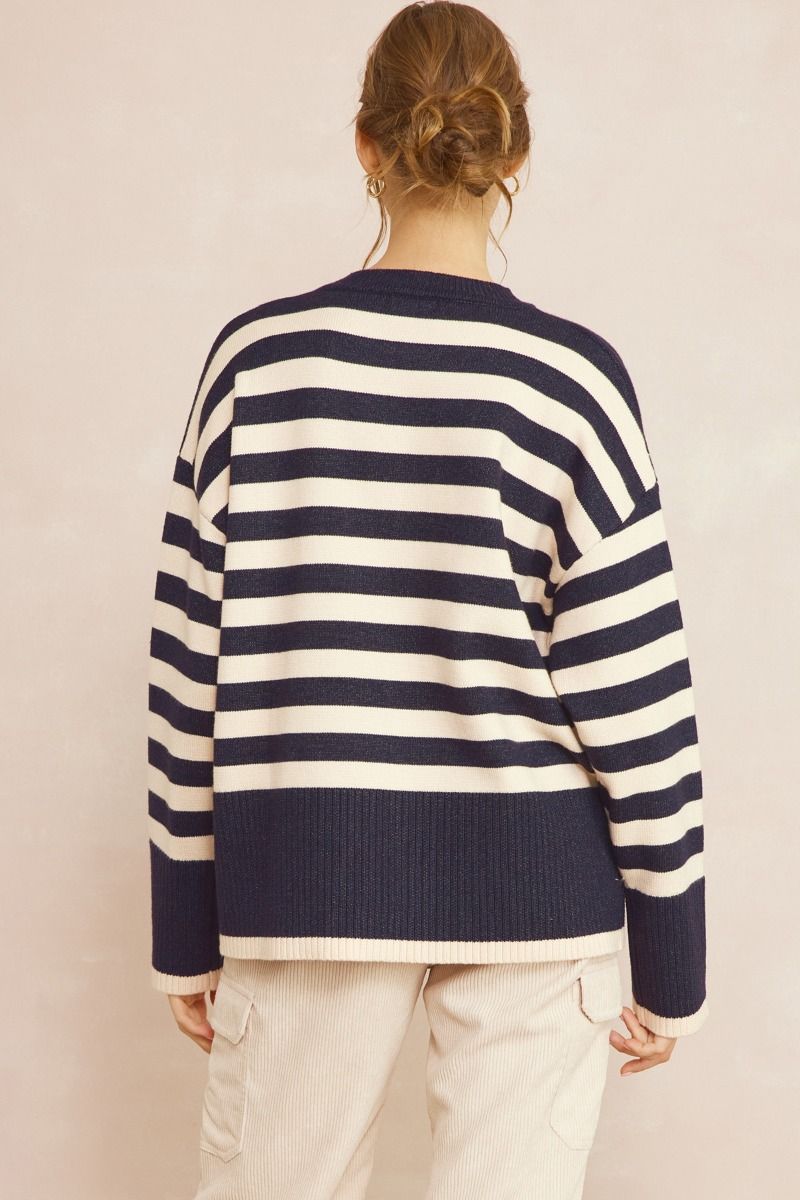 Always On My Mind Sweater in Navy