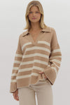 Ready For The Day Sweater in Taupe