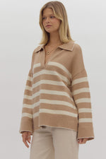 Ready For The Day Sweater in Taupe