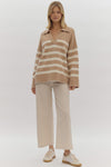 Ready For The Day Sweater in Taupe