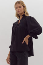 Classically You Blouse in Black