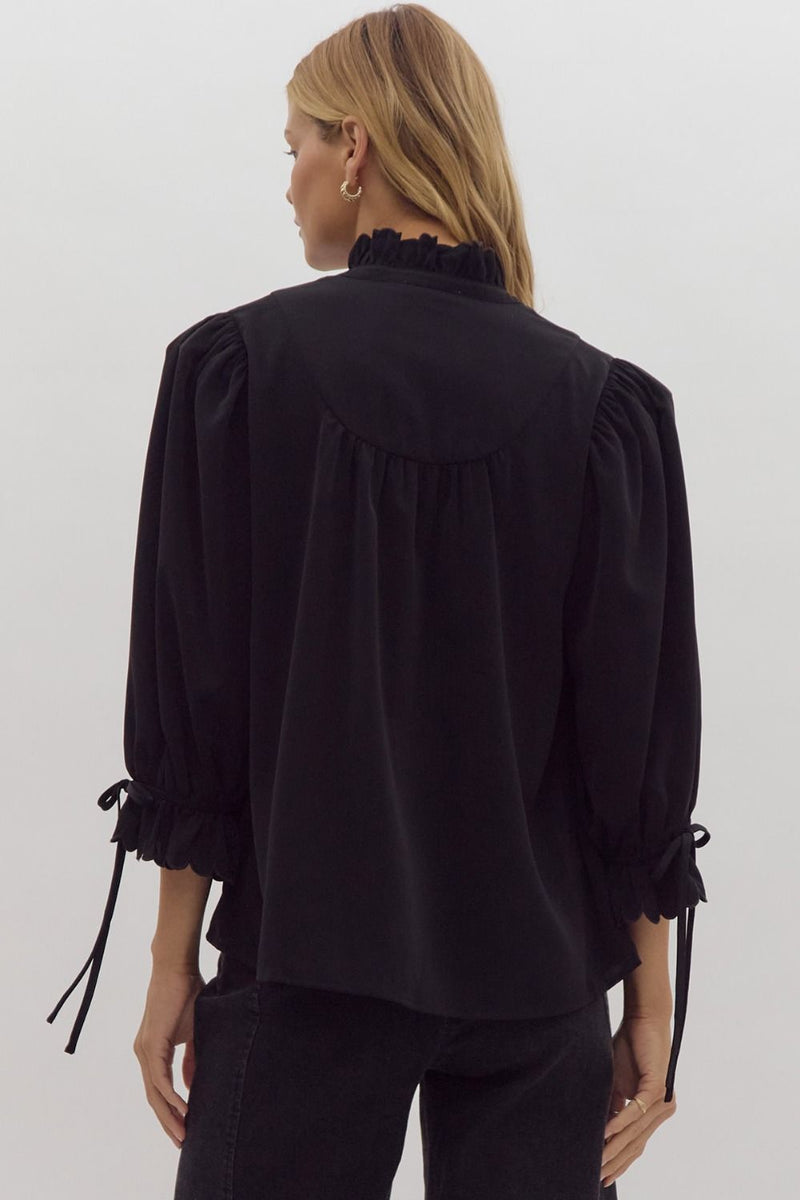 Classically You Blouse in Black