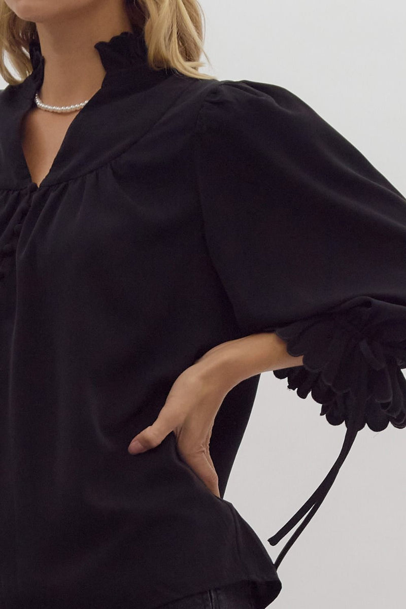 Classically You Blouse in Black