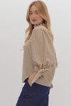 Thinking Of You Top in Taupe