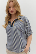 Calling On You Top in Navy