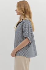 Calling On You Top in Navy