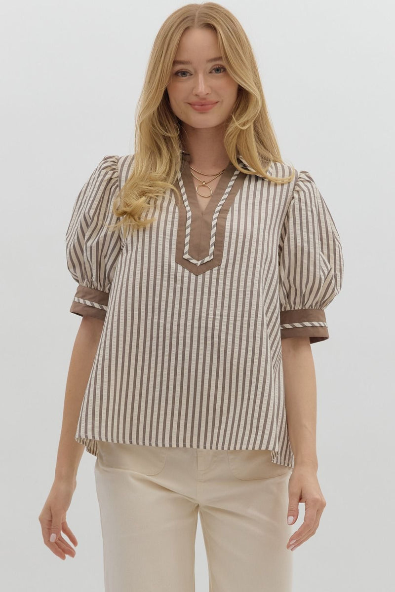 See Me Now Top in Mocha
