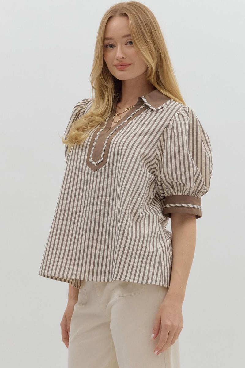 See Me Now Top in Mocha