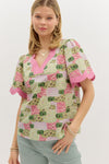 On Your Way Scalloped Top