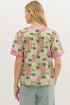 On Your Way Scalloped Top