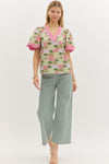 On Your Way Scalloped Top