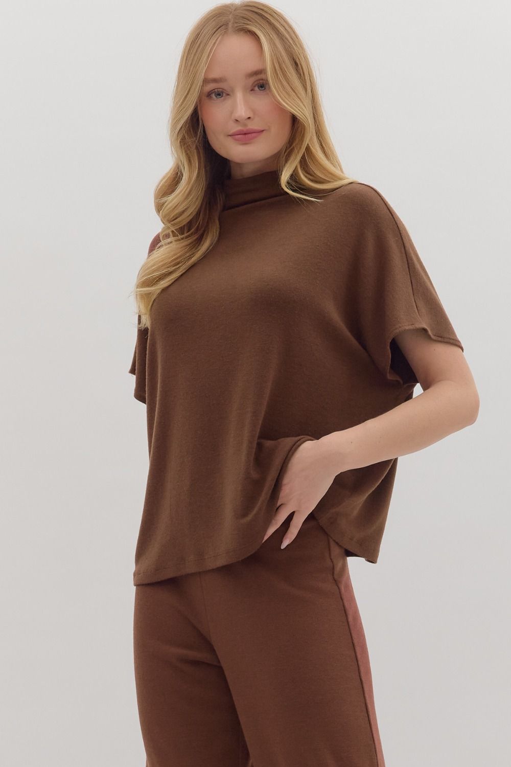 Better Believe It Knit Top in Espresso