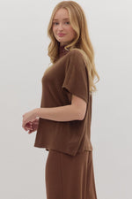 Better Believe It Knit Top in Espresso