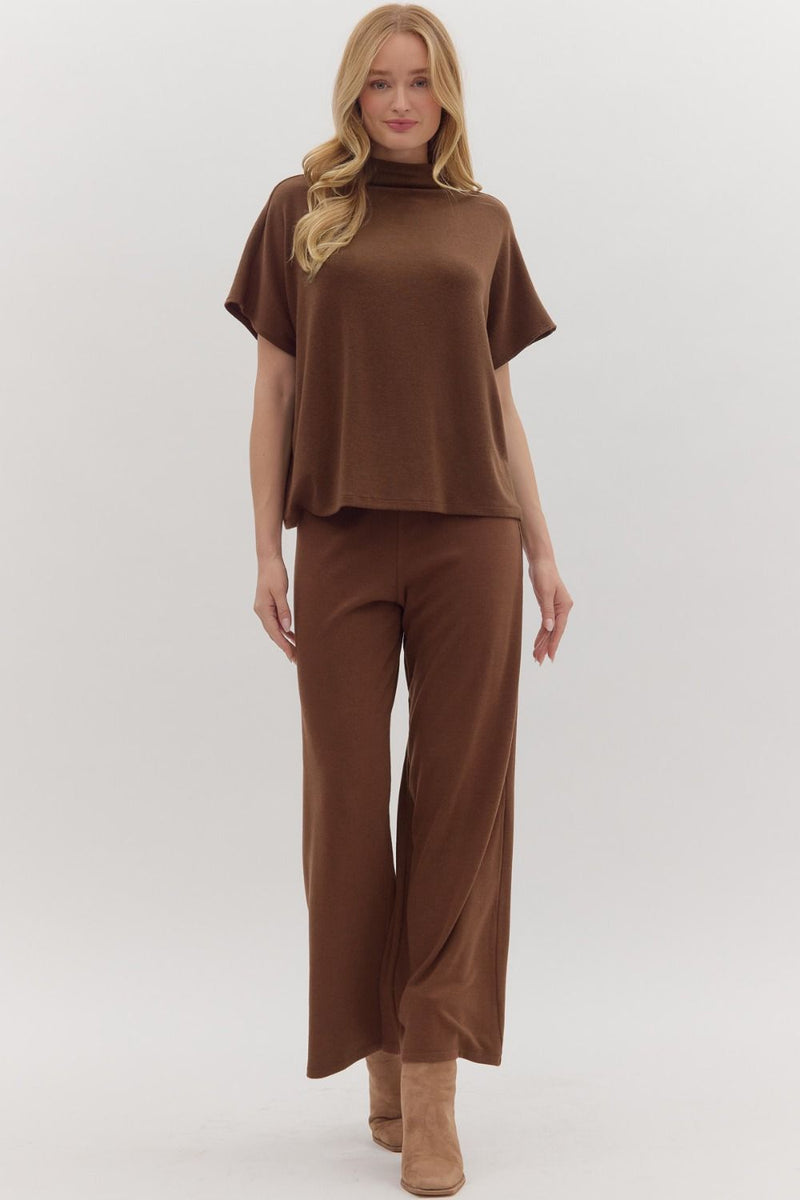 Better Believe It Knit Top in Espresso