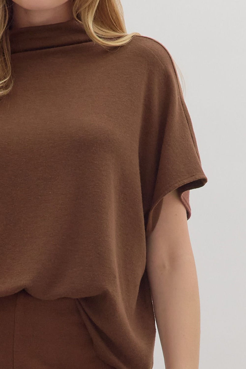 Better Believe It Knit Top in Espresso