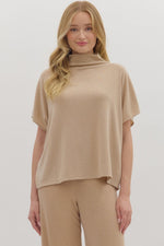 Better Believe It Knit Top in Taupe