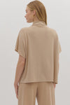 Better Believe It Knit Top in Taupe