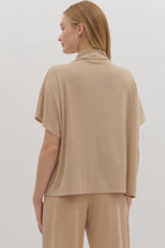 Better Believe It Knit Top in Taupe