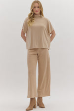 Better Believe It Knit Top in Taupe