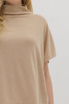 Better Believe It Knit Top in Taupe