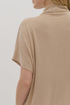 Better Believe It Knit Top in Taupe