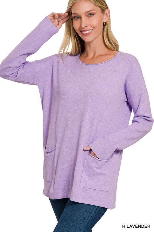 Perfectly You Tunic in Lavender