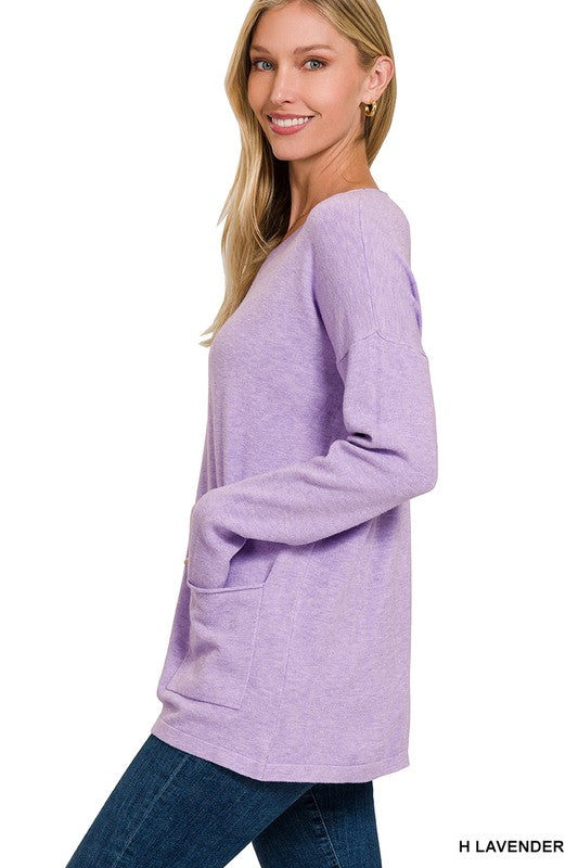 Perfectly You Tunic in Lavender