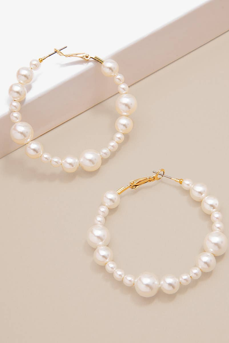 Staple Pearl Hoops