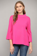 I Feel Love Sweater in Fuchsia